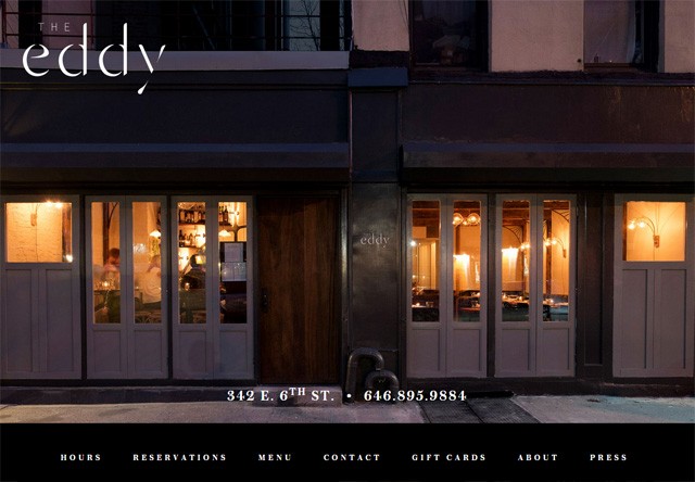 精美的国外餐厅网页界面设计