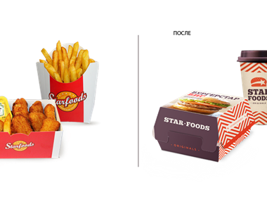 快餐品牌StarFoods视觉形象VI设计欣赏
