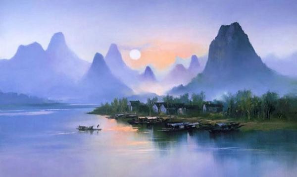 梁鴻健風(fēng)景油畫作品