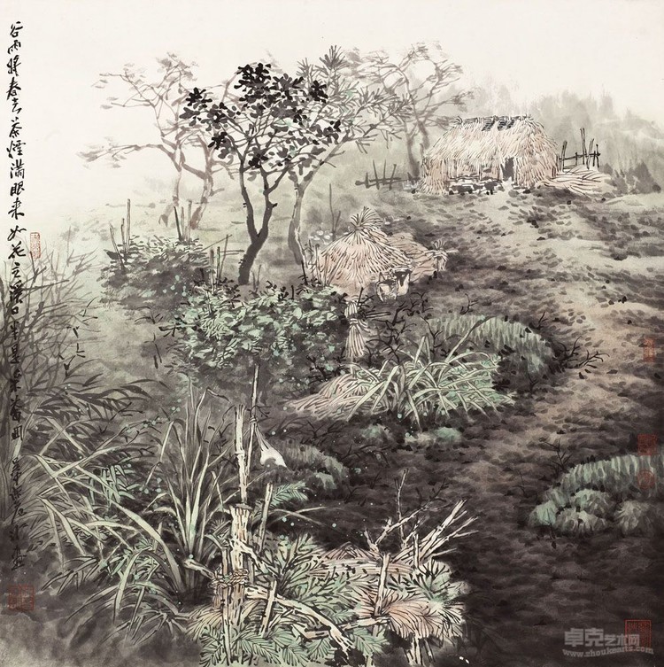 陈危冰山水油画作品