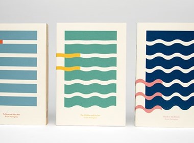 抽象概念《老人与海》海明威作品画册设计欣赏 
