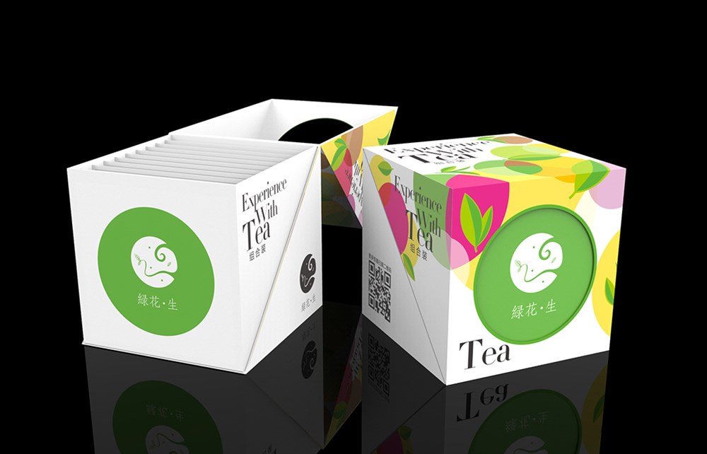 绿花生茶包装设计
