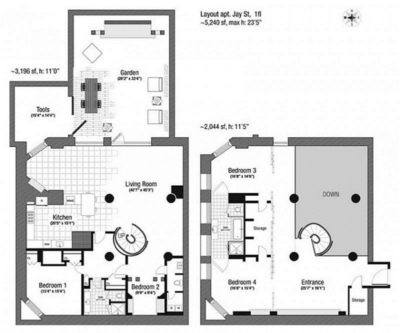 Tribeca复式公寓室内设计