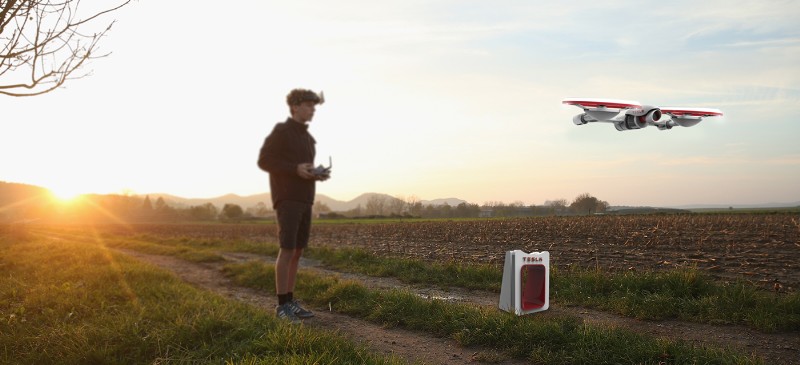 The Tesla Drone