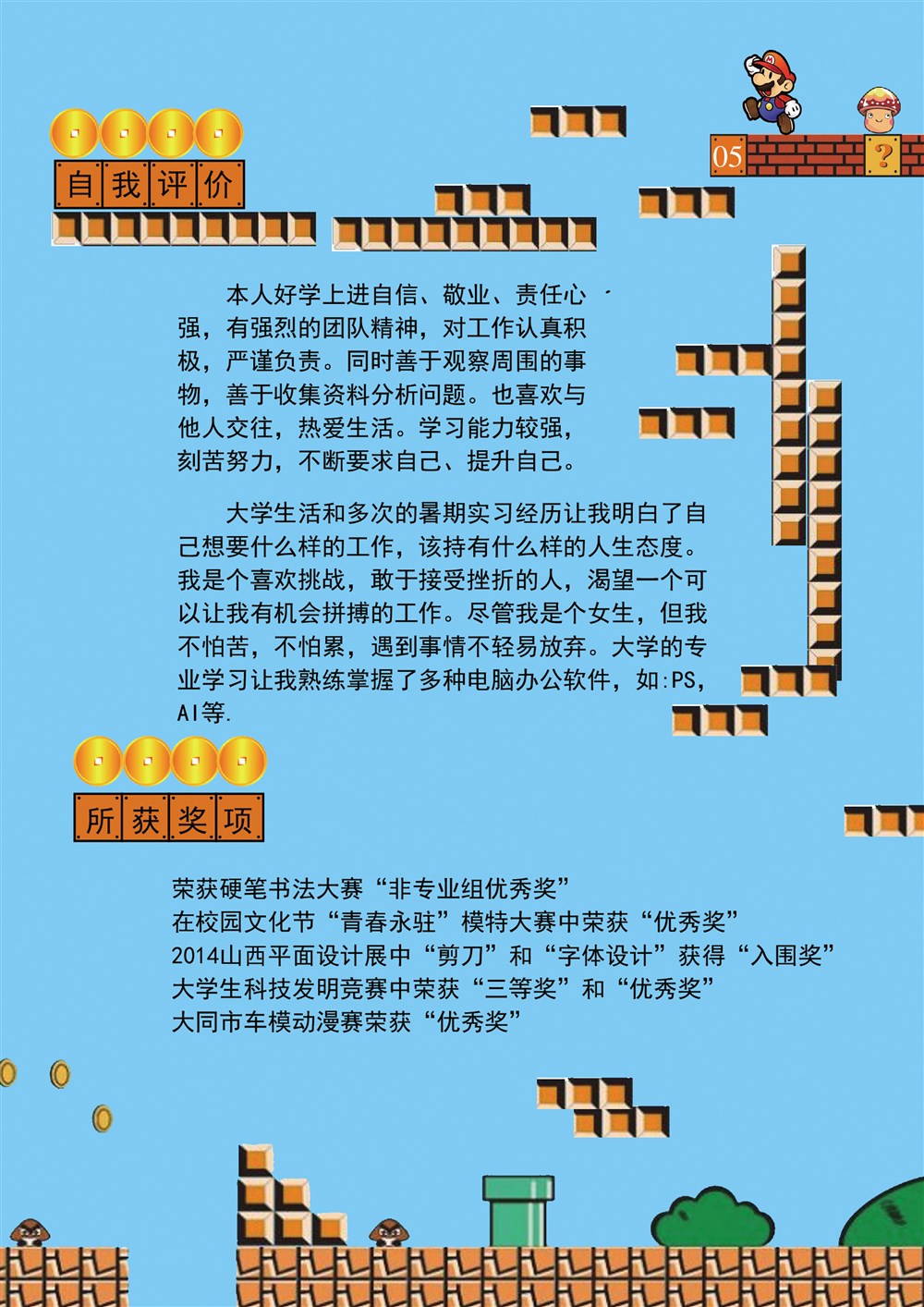 玛丽的简历