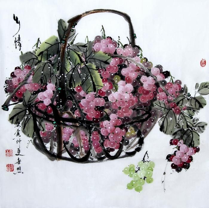 齊喜恩國(guó)畫(huà)作品