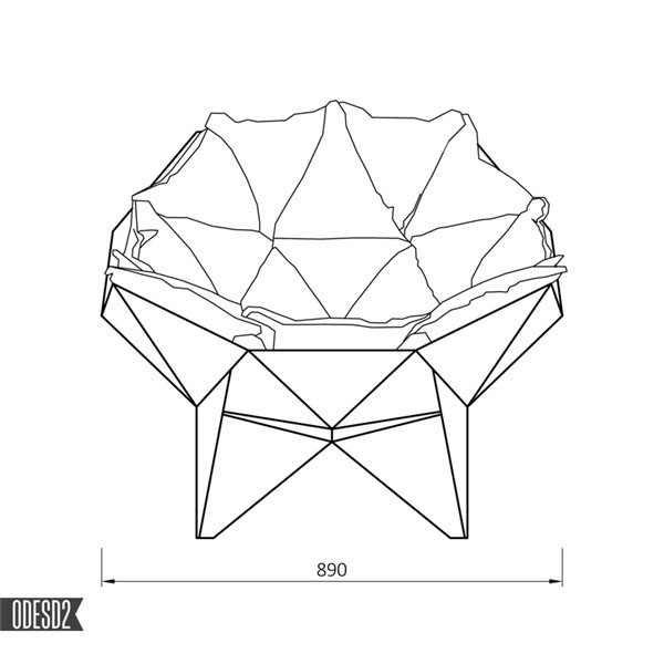 球形薄殼結(jié)構(gòu)休閑椅