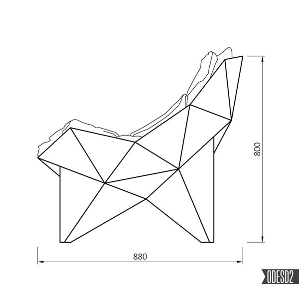 球形薄殼結(jié)構(gòu)休閑椅