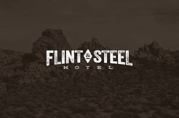 Flint & Steel 虛擬的酒店品牌視覺設計