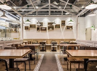 MUJI风格的回转寿司餐厅