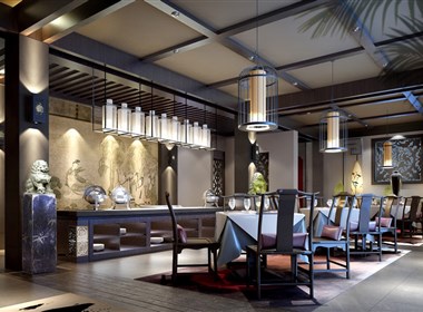 清新素雅 彰显中式之美的休闲酒店装修案例欣赏