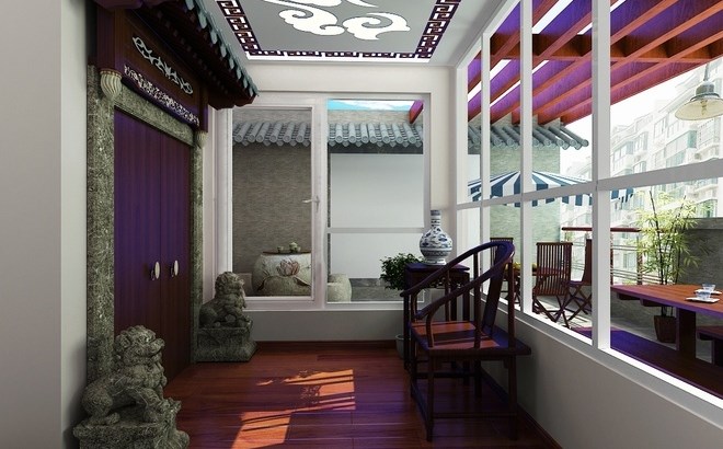 朝阳区：传统风格的新中式别墅设计