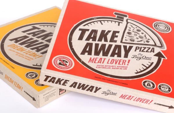 超酷个性的披萨包装盒设计 