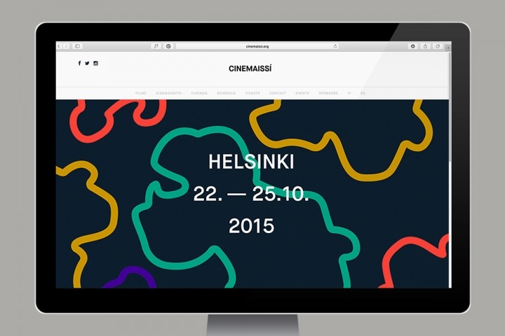 Cinemaissi 2015赫尔辛基的拉丁美洲电影节视觉设计