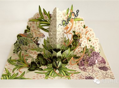  翻开的惊喜--植物3D立体书籍