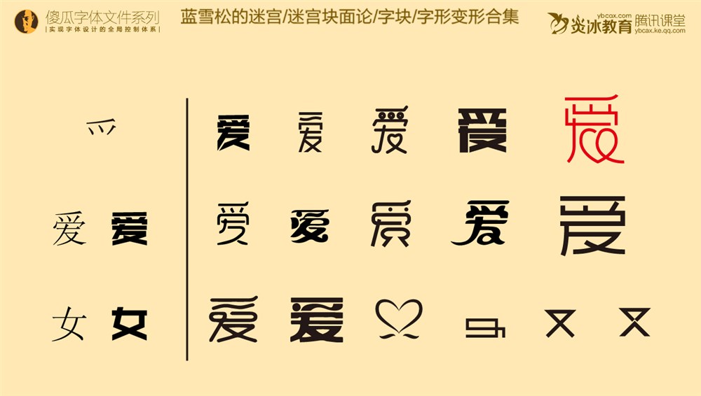 字体变形合集