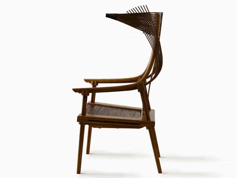 石大宇作品“椅 优弦” 当代风格展现传统竹编之美