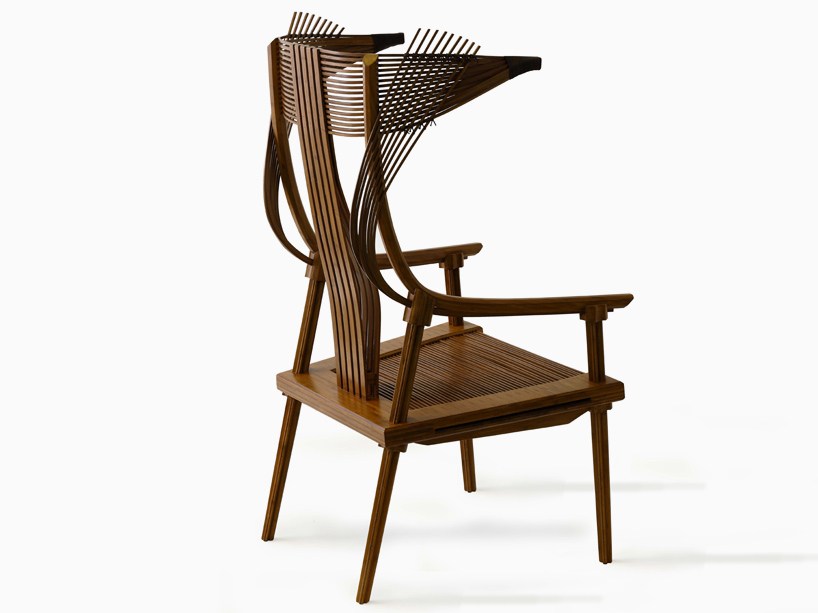 石大宇作品“椅 优弦” 当代风格展现传统竹编之美