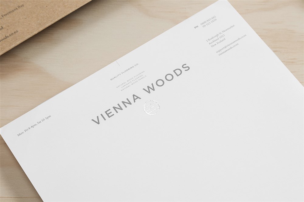 Vienna木地板企业VI设计欣赏