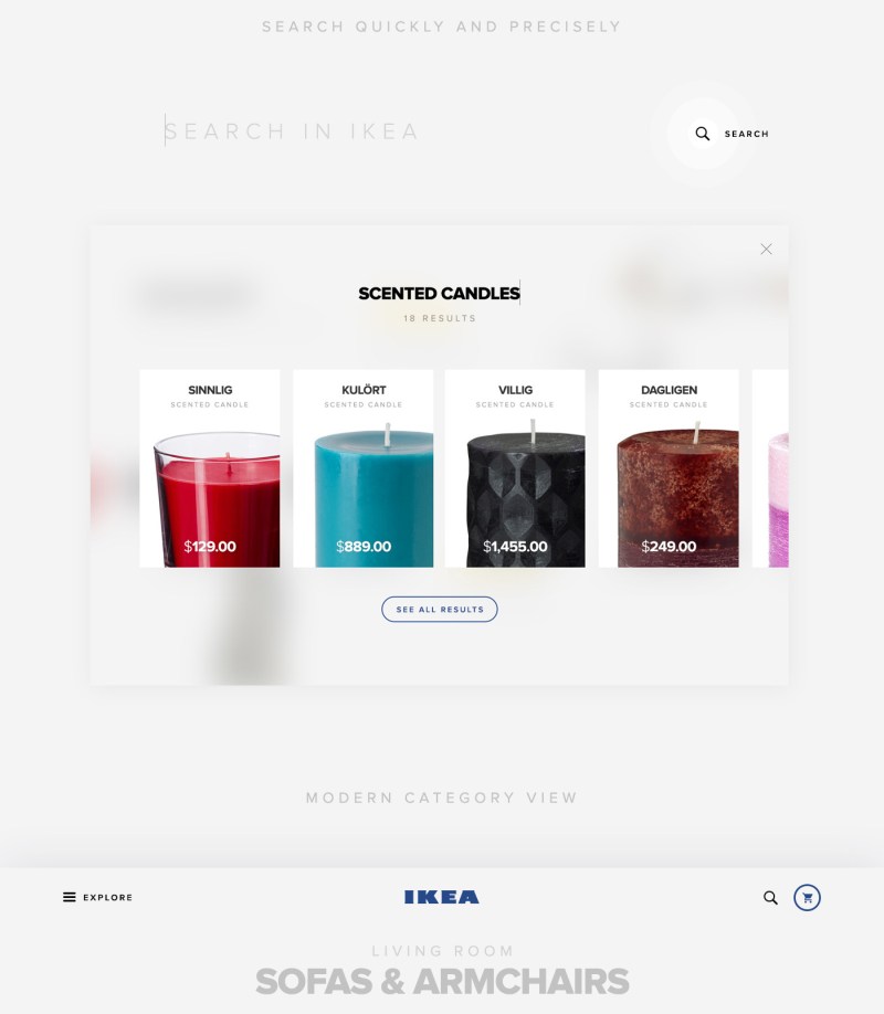 IKEA Redesign - UI & UX Design