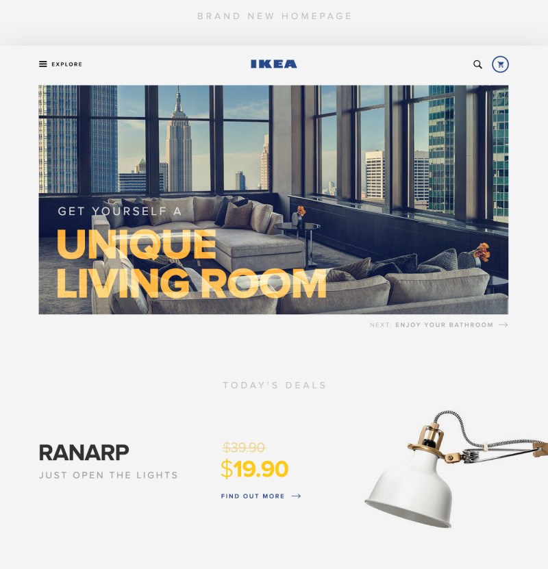 IKEA Redesign - UI & UX Design