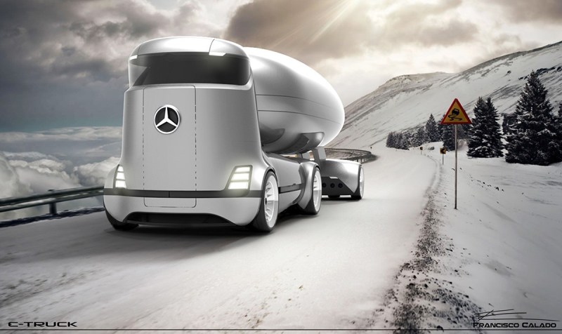 Mercedes-Benz E-truck梅赛德斯奔驰大卡-Francisco Calado