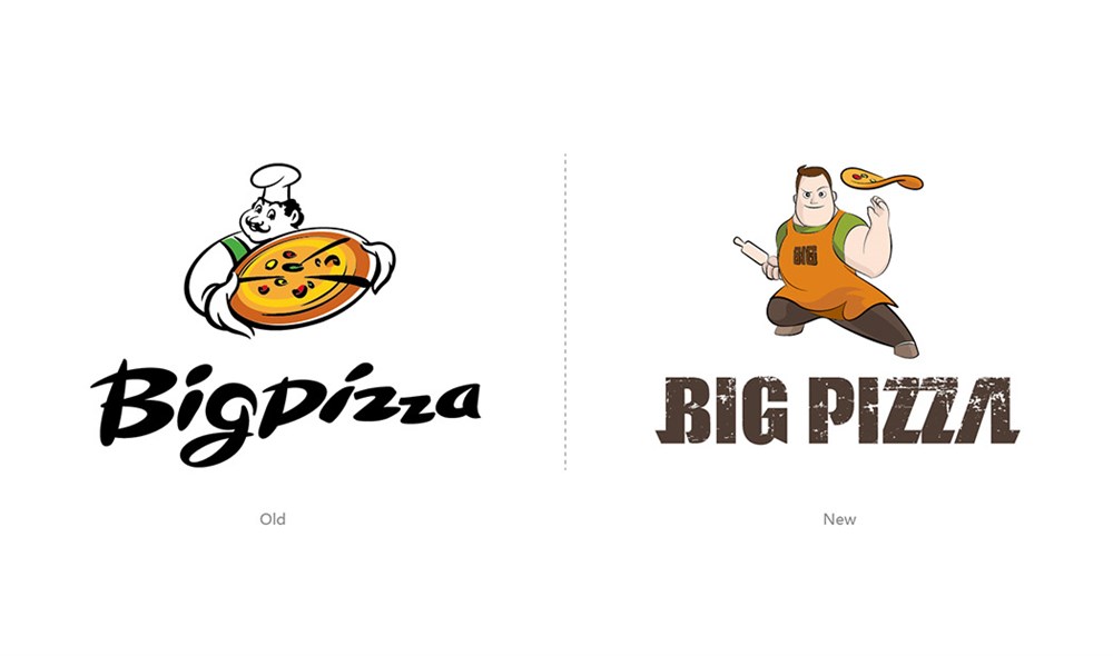 智远国际为pigpizza比格比萨全新设计的品牌形象“功夫小子”