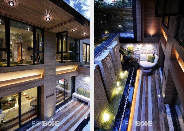 鱼骨设计-个性时尚的现代住宅
