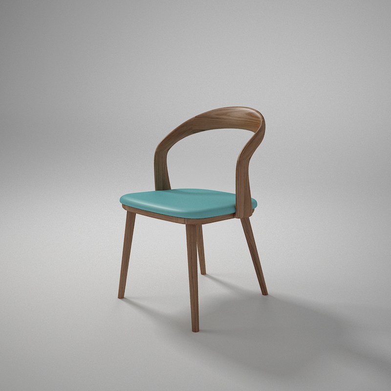 木跡制品 U Chair 實木椅