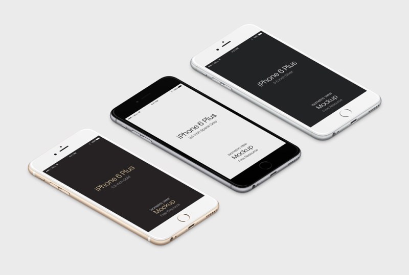 iPhone 6 plus Psd 模型