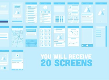 20+ app wireframe sketch下载