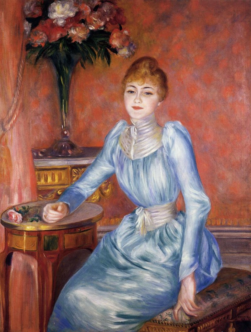 法国印象派画家皮埃尔·奥古斯特·雷诺阿（Pierre-Auguste Renoir）油画作品