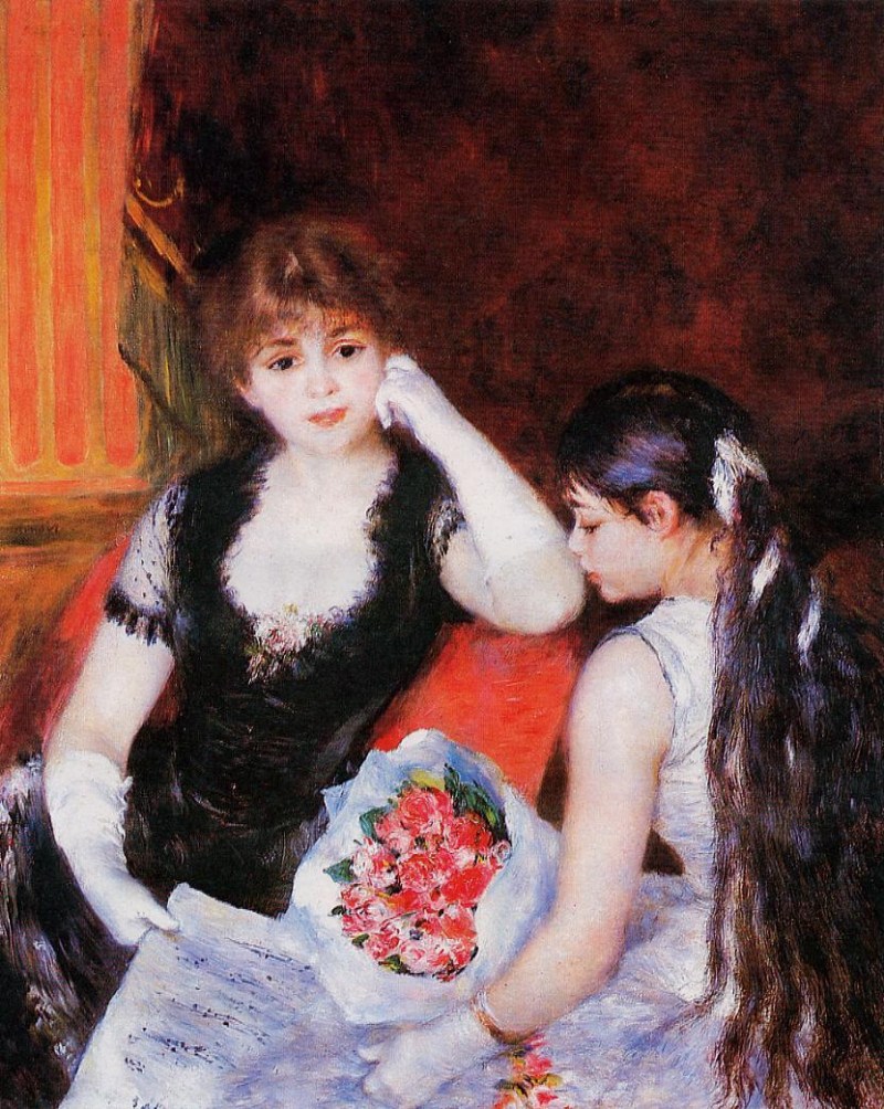 法國(guó)印象派畫家皮埃爾·奧古斯特·雷諾阿（Pierre-Auguste Renoir）油畫作品