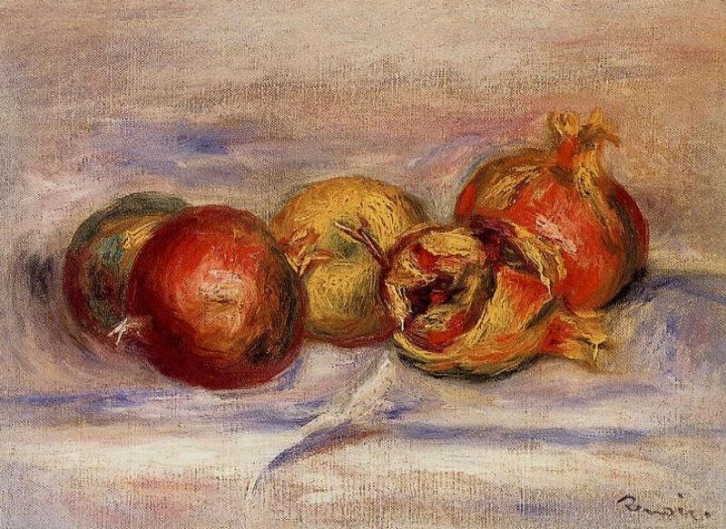 法國印象派畫家皮埃爾·奧古斯特·雷諾阿（Pierre-Auguste Renoir）油畫作品