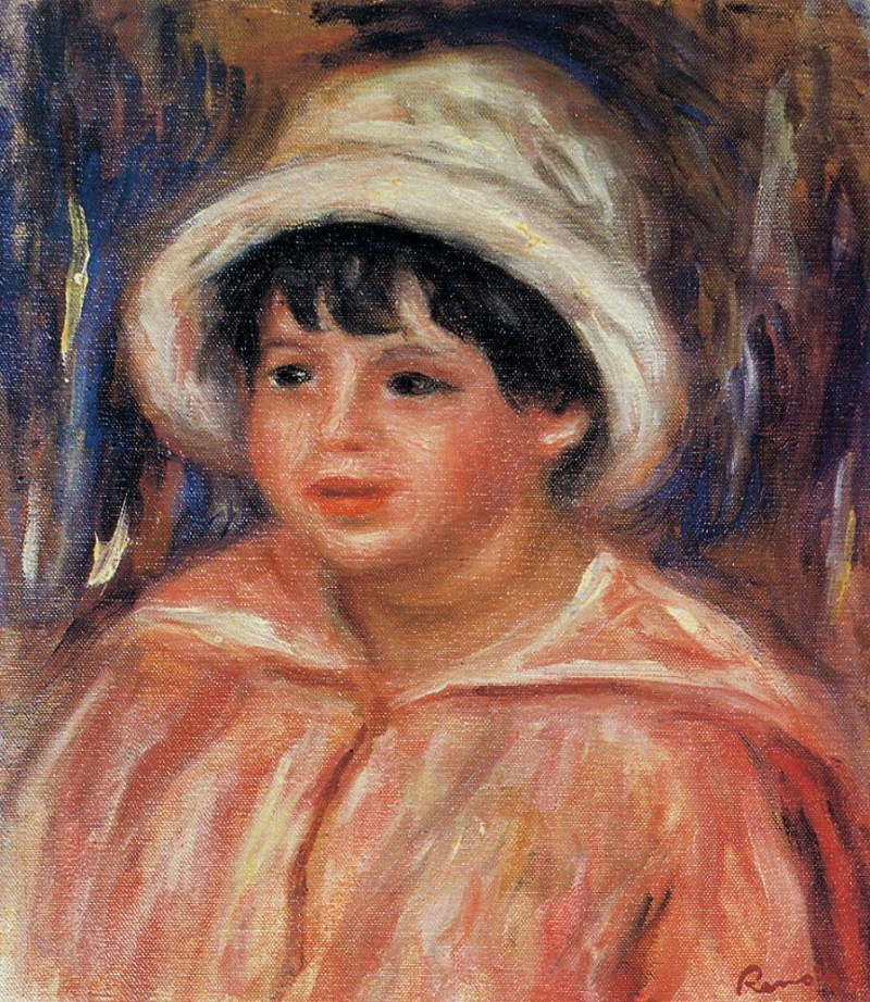 法國印象派畫家皮埃爾·奧古斯特·雷諾阿（Pierre-Auguste Renoir）油畫作品