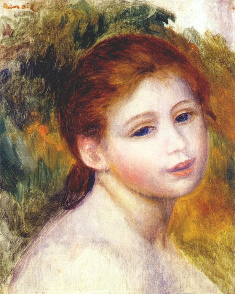 法国印象派画家皮埃尔·奥古斯特·雷诺阿（Pierre-Auguste Renoir）油画作品