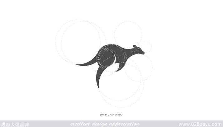 扁平化动物形象标志设计欣赏