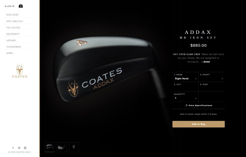 coates golf 