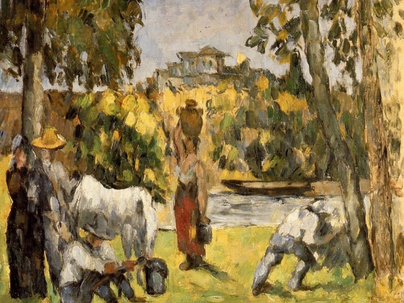 法國保羅·塞尚（Paul Cézanne）油畫作品