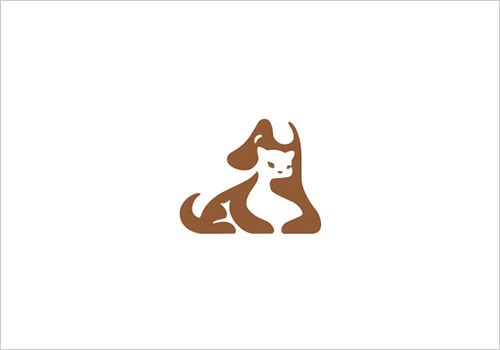 Bodea Daniel有趣的負空間動物logo設計欣賞