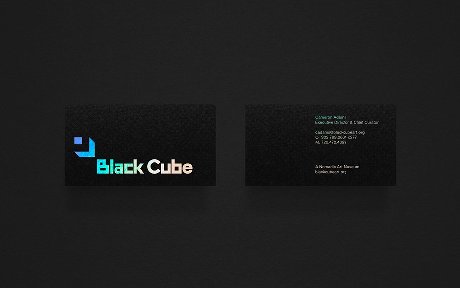 Black Cube艺术博物馆视觉形象