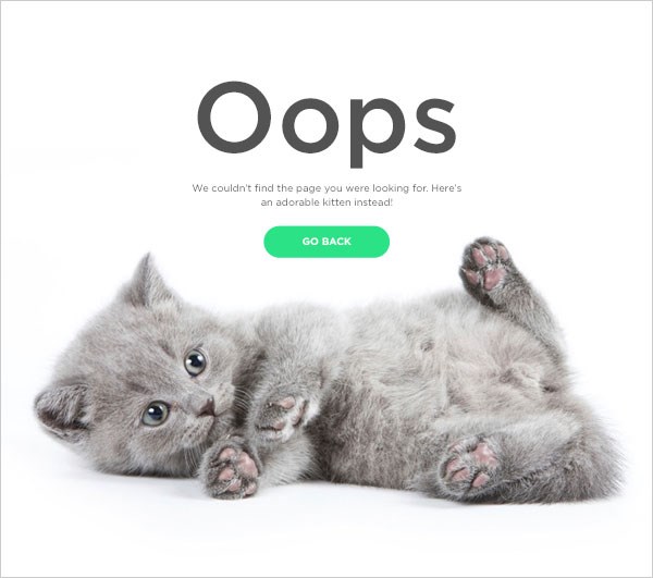 25个国外创意404错误页面设计欣赏