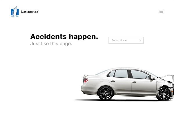 25个国外创意404错误页面设计欣赏