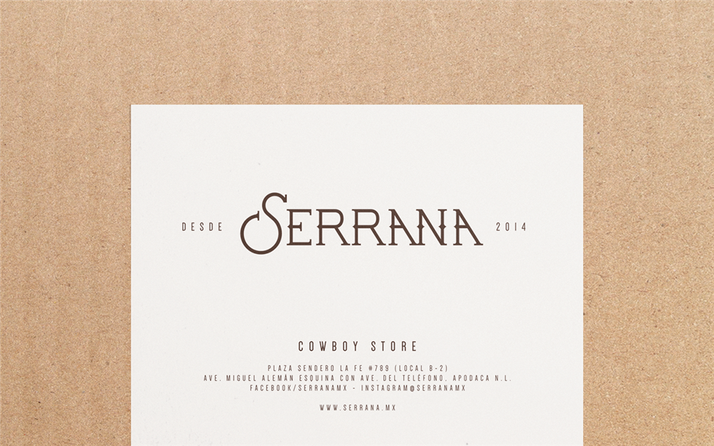 Serrana服装品牌形象设计