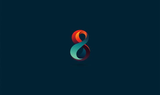 20个简单多彩的三维logo设计分享