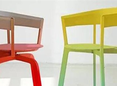 产品中极少见的色彩渐变之美---椅子