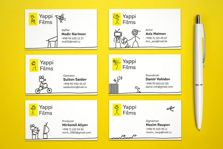 Yappi films品牌和导视设计