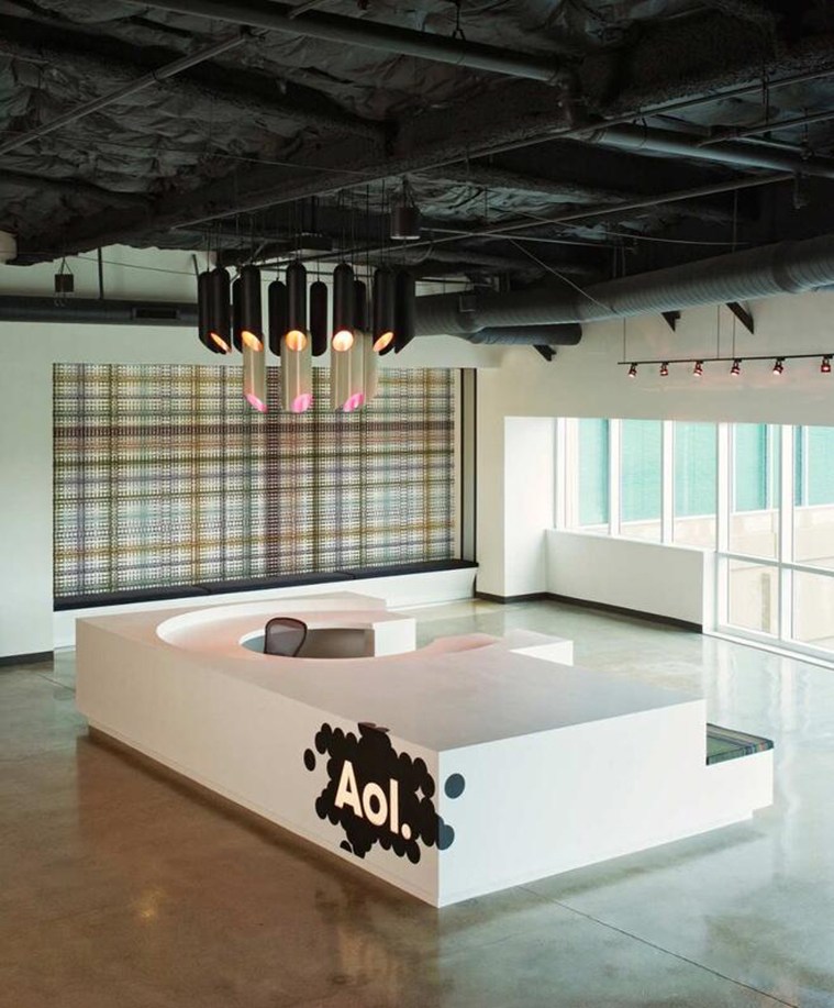 AOL办公空间设计，色彩与创意同在！