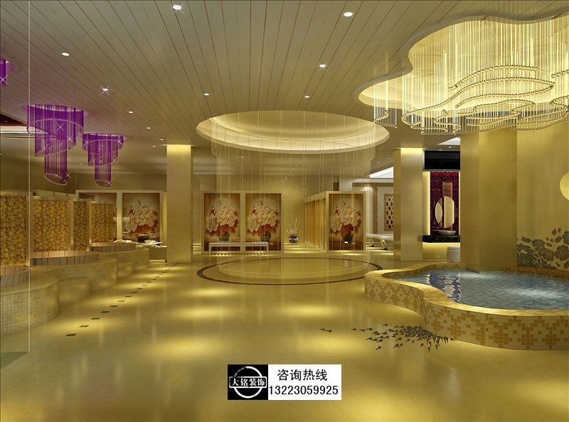善水国际洗浴会所设计-郑州洗浴设计