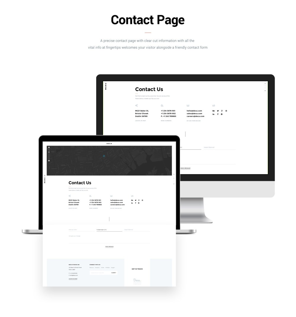 DECA - Creative Multi Concept Portfolio Template